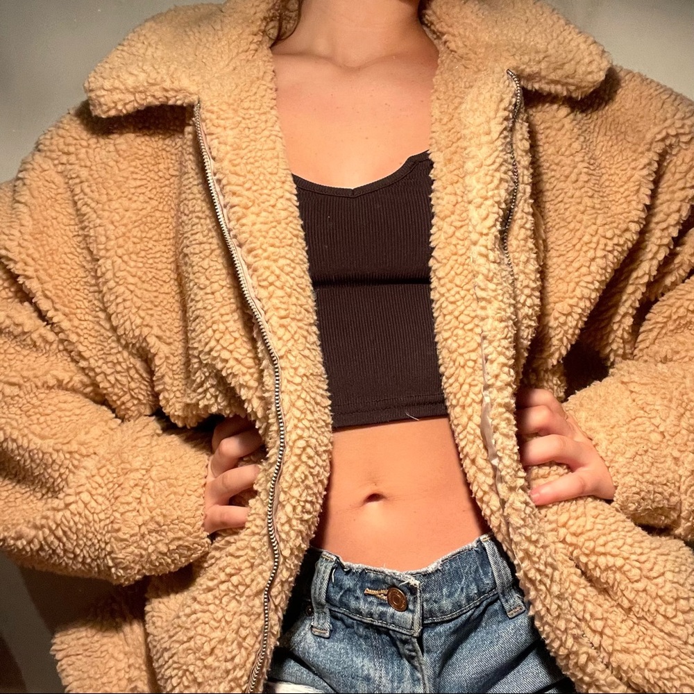 BROWN TEDDY COAT 🧸🤍